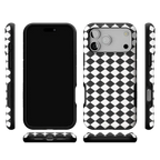 Salem's Hex | Black & White Checkered Case