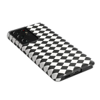 Salem's Hex | Black & White Checkered Case