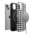 Salem's Hex | Black & White Checkered Case