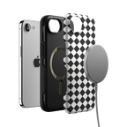 Salem's Hex | Black & White Checkered Case