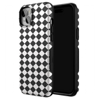 Salem's Hex | Black & White Checkered Case