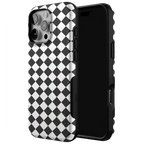 Salem's Hex | Black & White Checkered Case