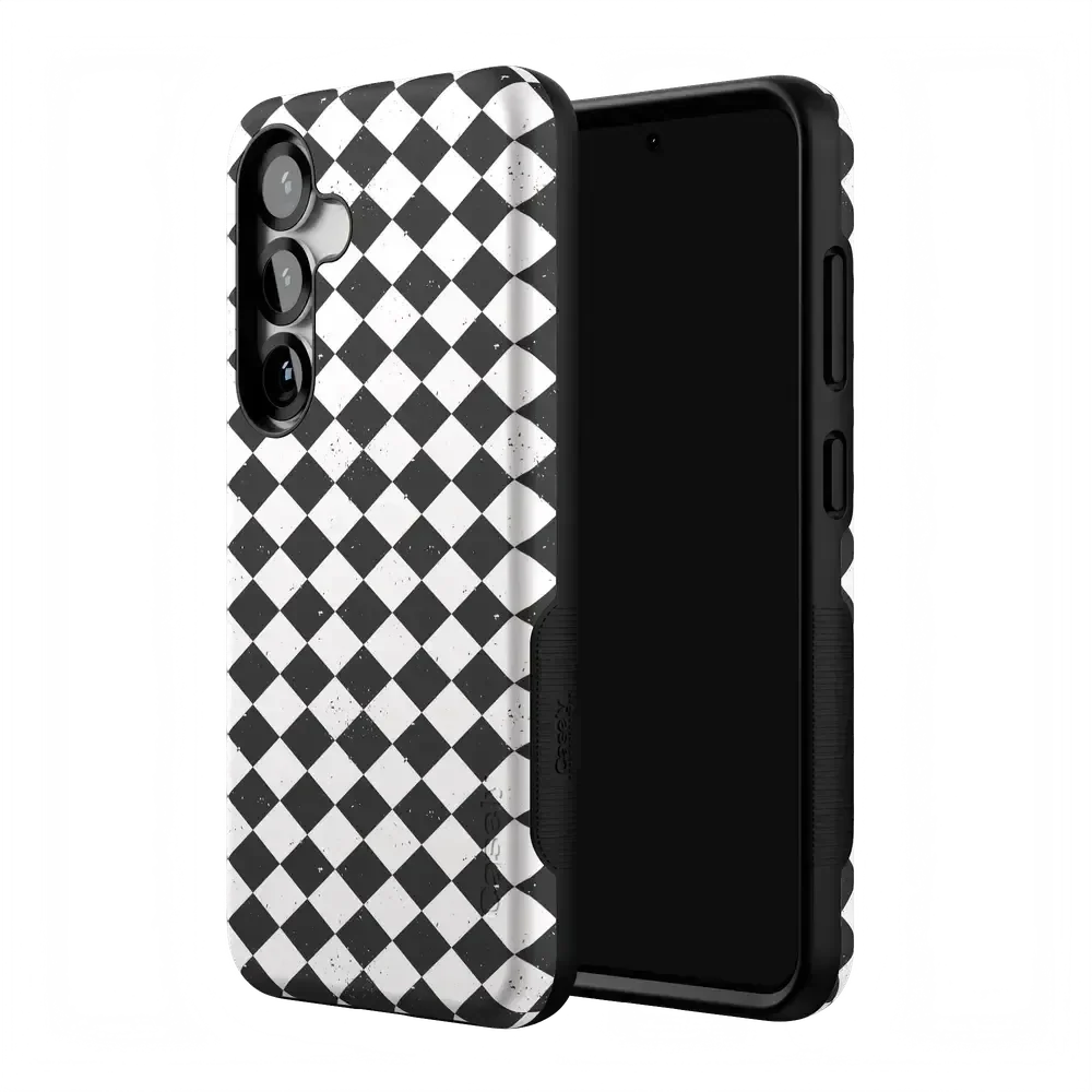 Salem's Hex | Black & White Checkered Case