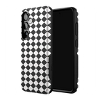 Salem's Hex | Black & White Checkered Case