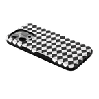 Salem's Hex | Black & White Checkered Case