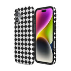 Salem's Hex | Black & White Checkered Case