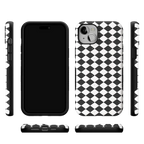Salem's Hex | Black & White Checkered Case