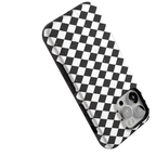 Salem's Hex | Black & White Checkered Case