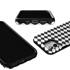 Salem's Hex | Black & White Checkered Case
