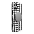 Salem's Hex | Black & White Checkered Case