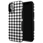 Salem's Hex | Black & White Checkered Case
