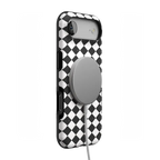 Salem's Hex | Black & White Checkered Case