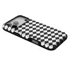Salem's Hex | Black & White Checkered Case