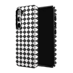 Salem's Hex | Black & White Checkered Case
