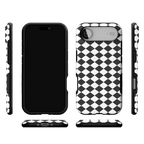 Salem's Hex | Black & White Checkered Case