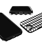 Salem's Hex | Black & White Checkered Case