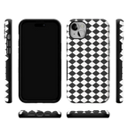 Salem's Hex | Black & White Checkered Case