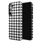 Salem's Hex | Black & White Checkered Case