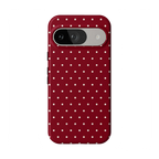 On the Dot | Maroon Polka Dot Case