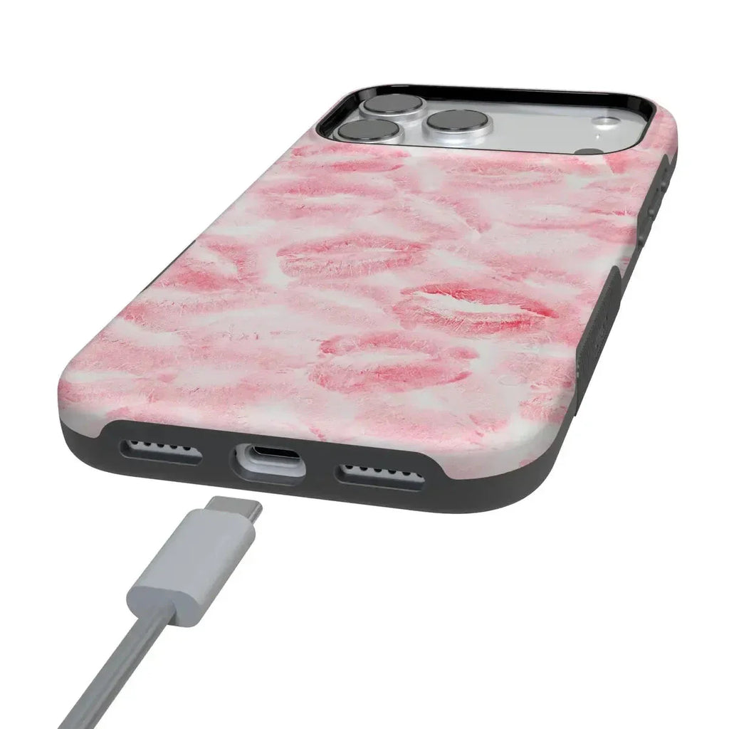 Sealed with a Kiss | Pink Lipstick Case