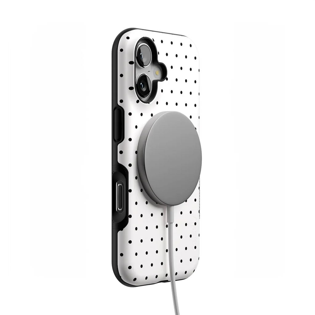 On the Dot | Black Polka Dot Case