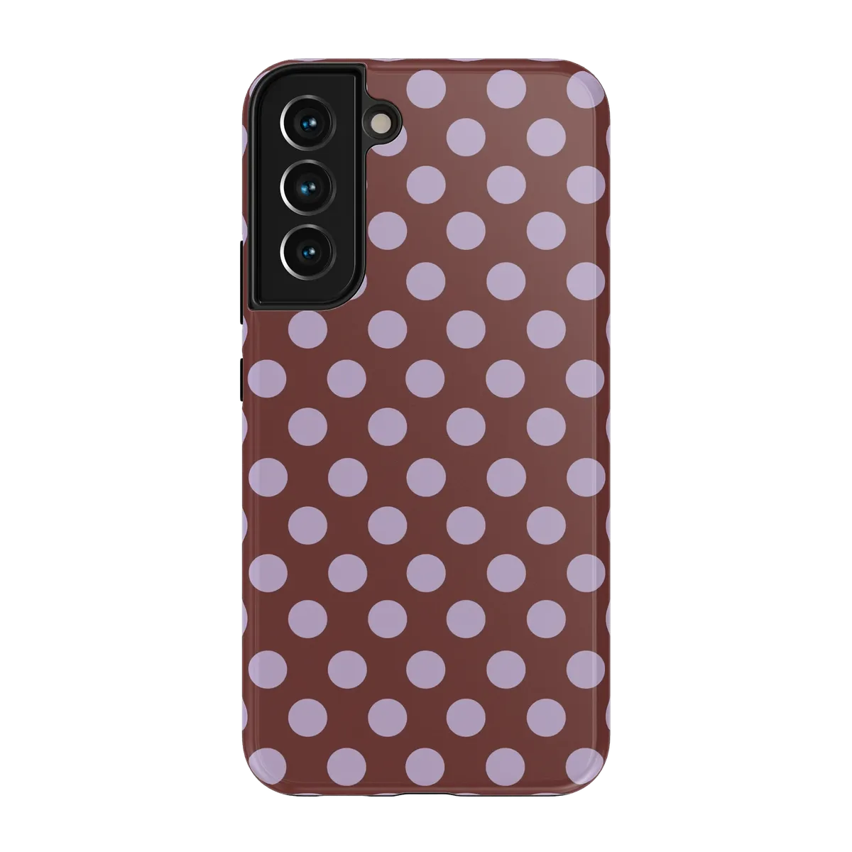 Spotted in SoHo | Burgundy Polka Dot Case