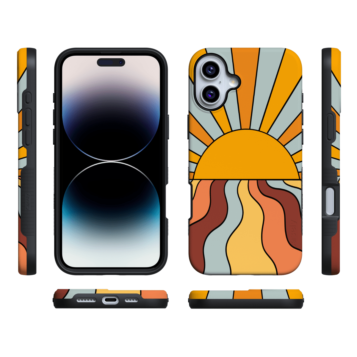 Shine On | Retro Sunset Case