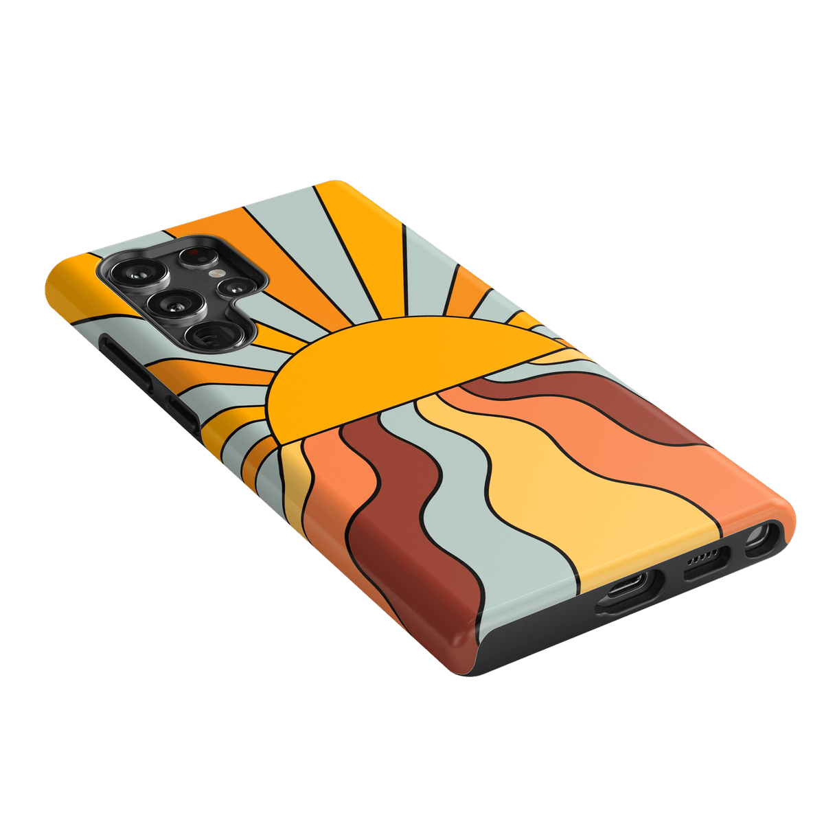 Shine On | Retro Sunset Case