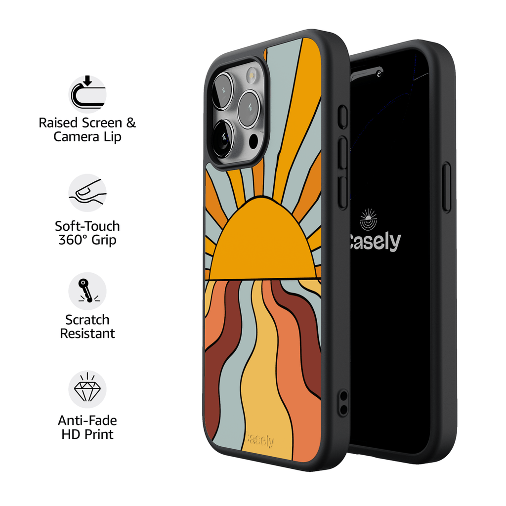 Shine On | Retro Sunset Case