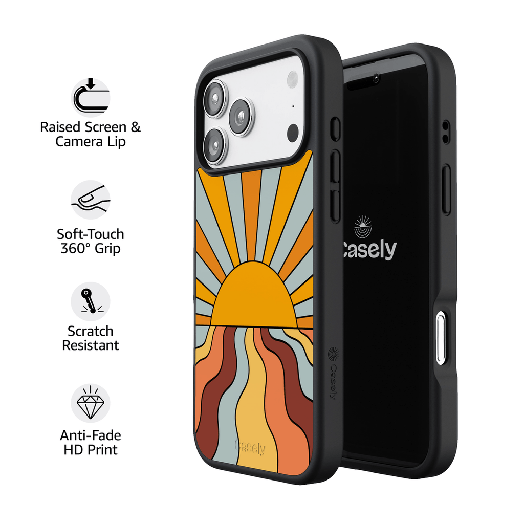 Shine On | Retro Sunset Case
