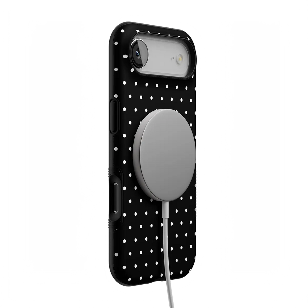 On the Dot | White Polka Dot Case