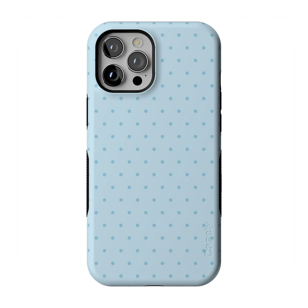 On the Dot | Blue Monochrome Polka Dot Case