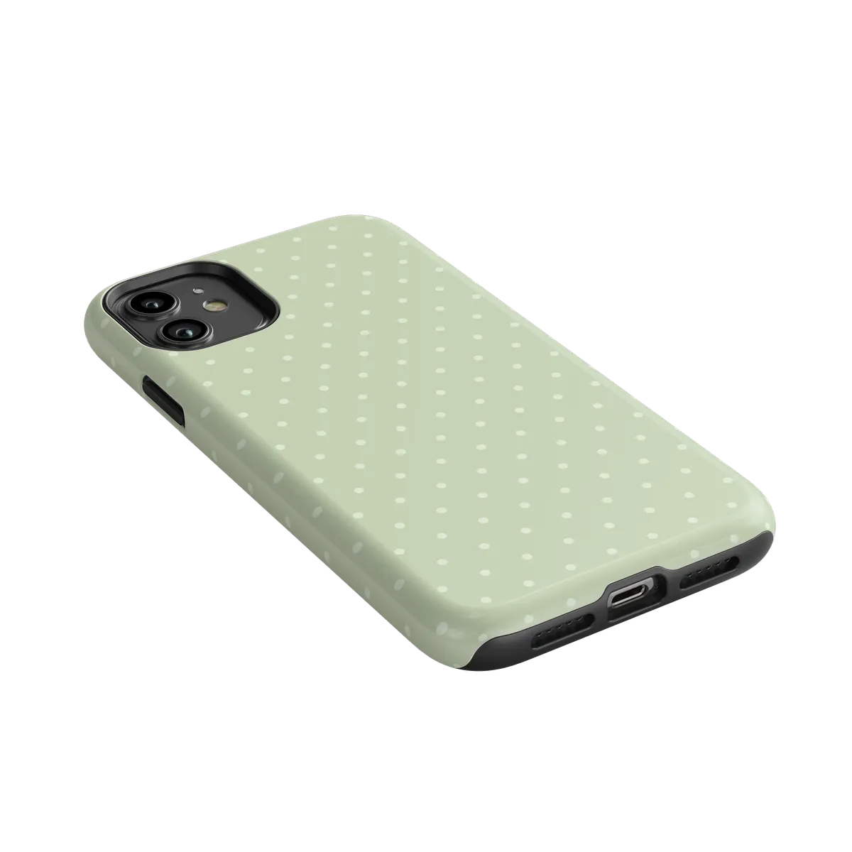 On the Dot | Green Polka Dot Case
