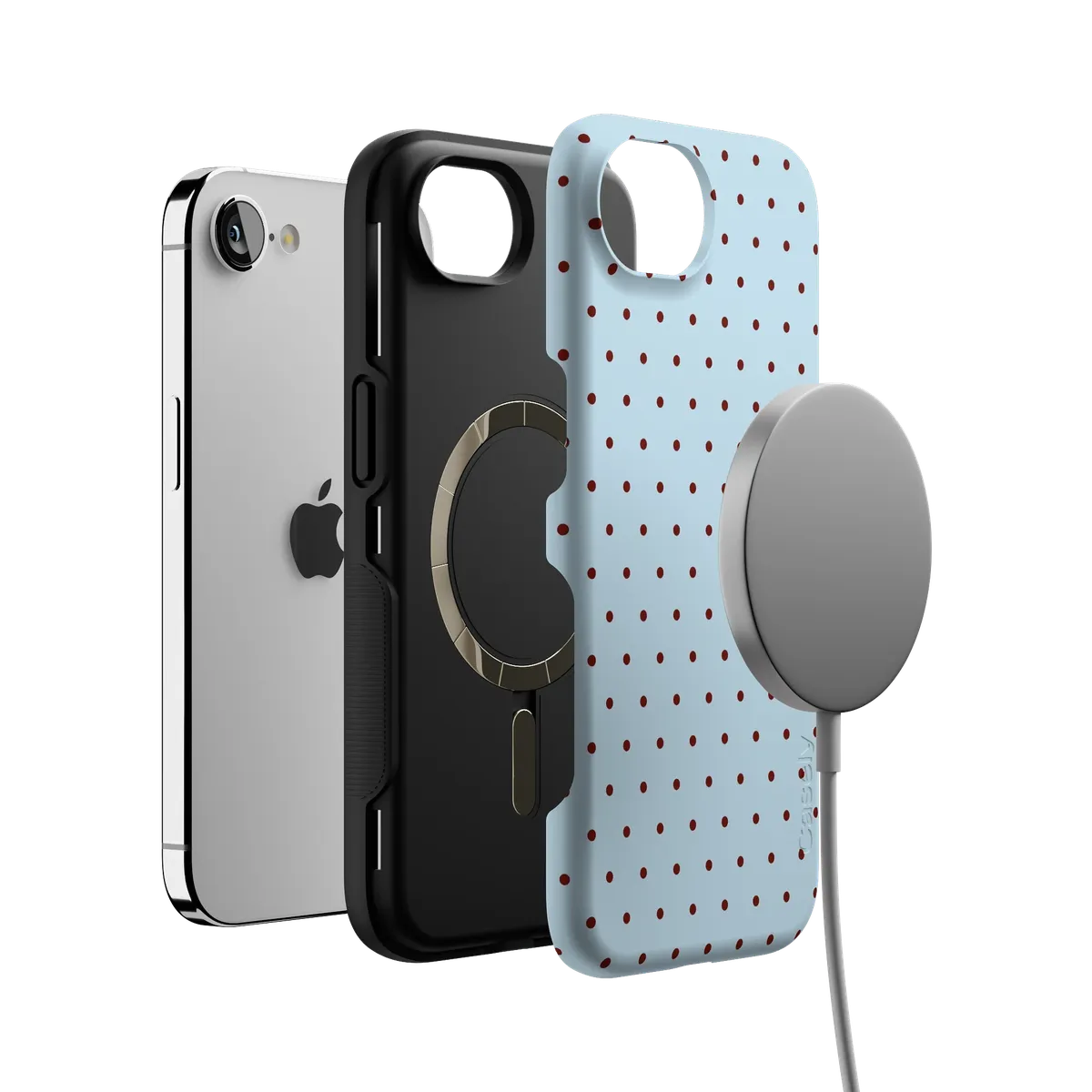 On the Dot | Blue Polka Dot Case