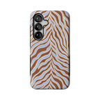 Untamed | Brown & Blue Zebra Case