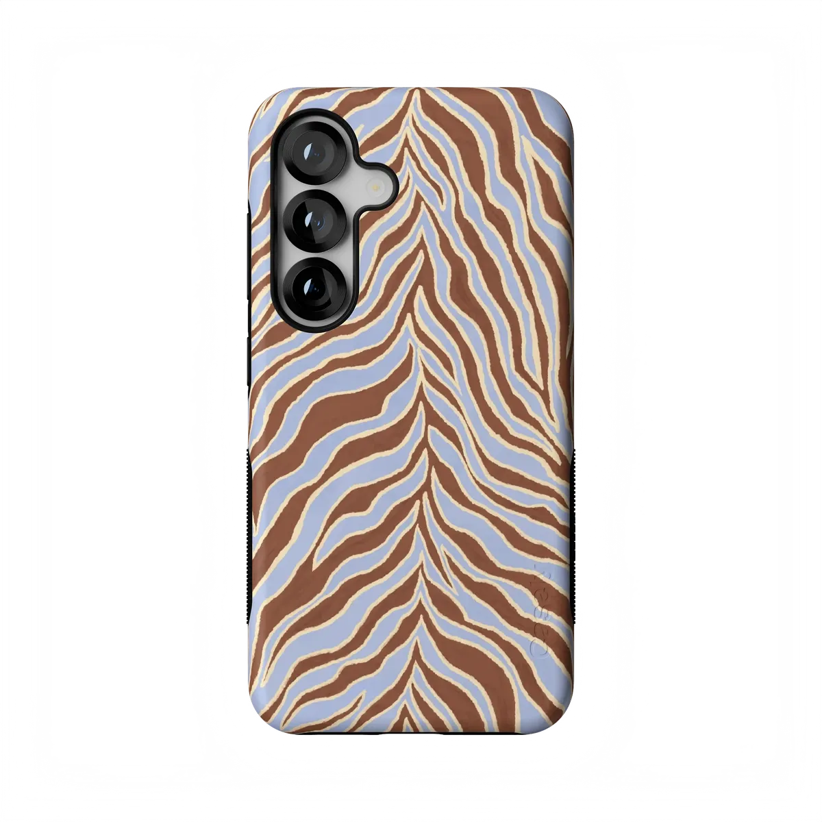 Untamed | Brown & Blue Zebra Case