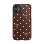 Teddy Bows | Brown Polka Dot Case
