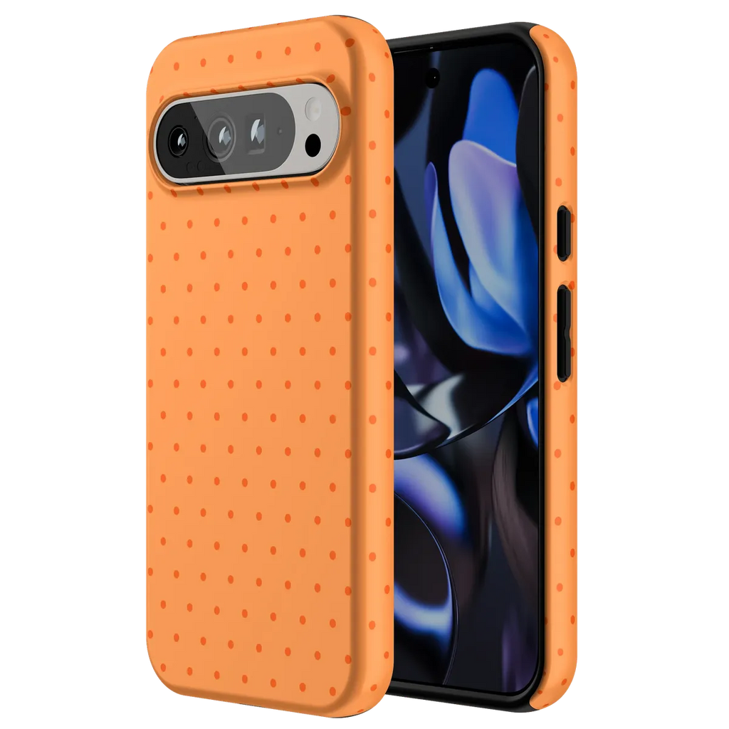 On the Dot | Orange Polka Dot Case