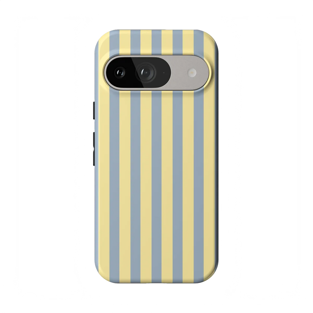 Coastline Stripes | Blue & Yellow Case