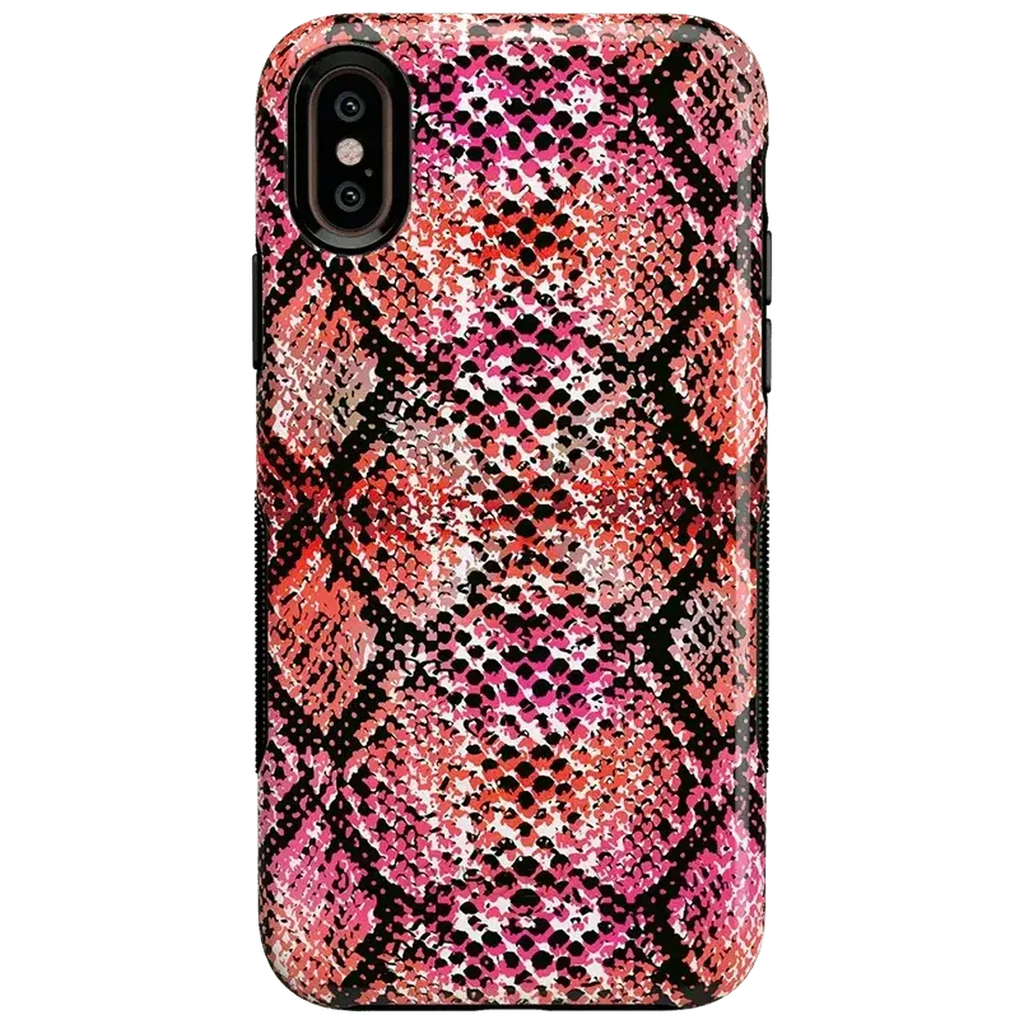 Snake Along | Red Snake Skin Case