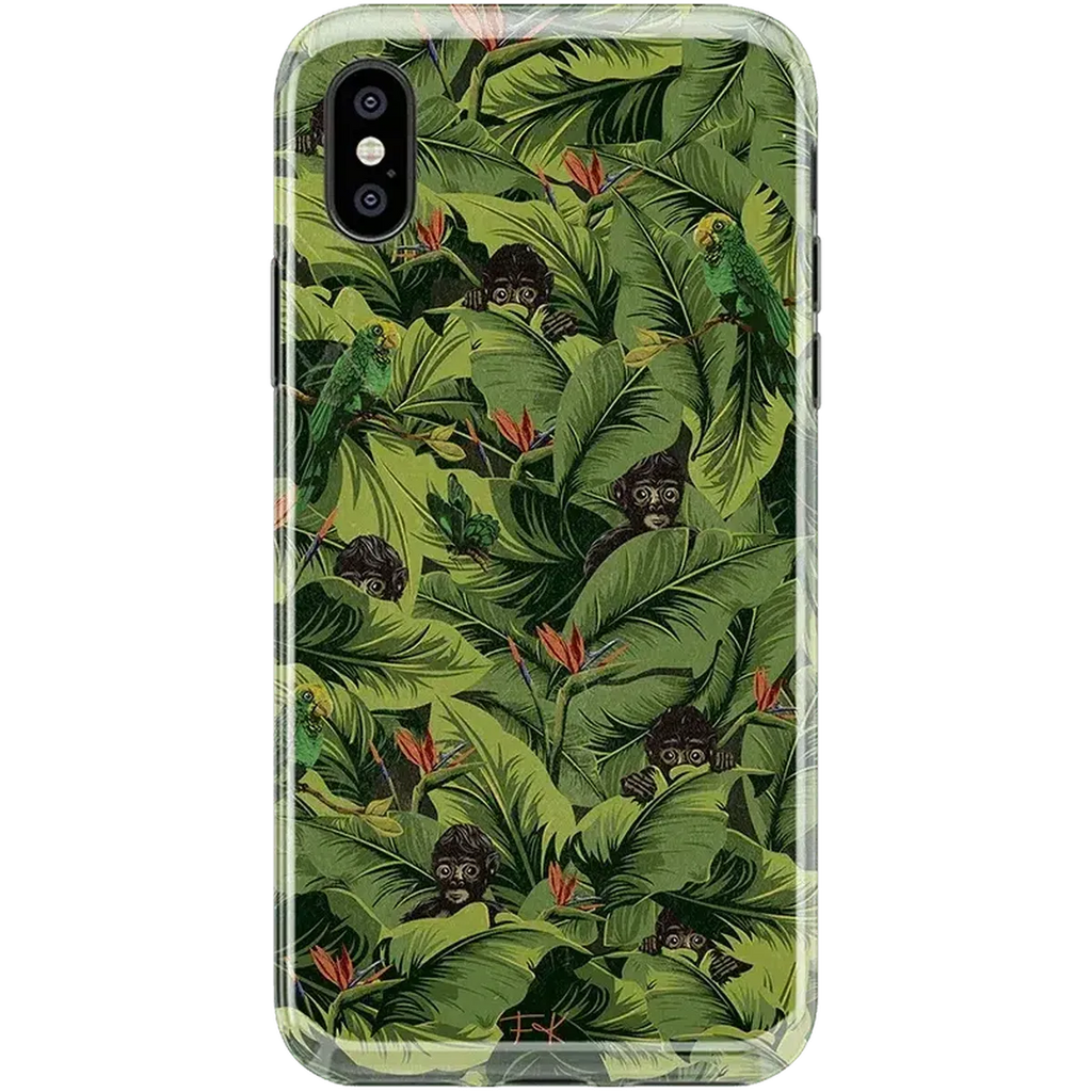 Sneaky Monkeys | Frida Kahlo Jungle Floral Case