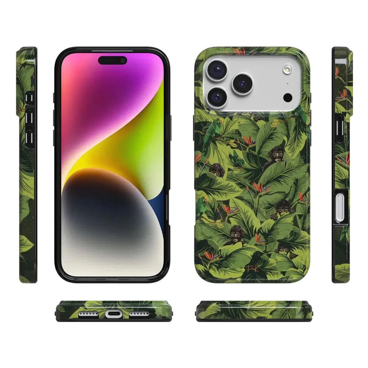 Sneaky Monkeys | Frida Kahlo Jungle Floral Case