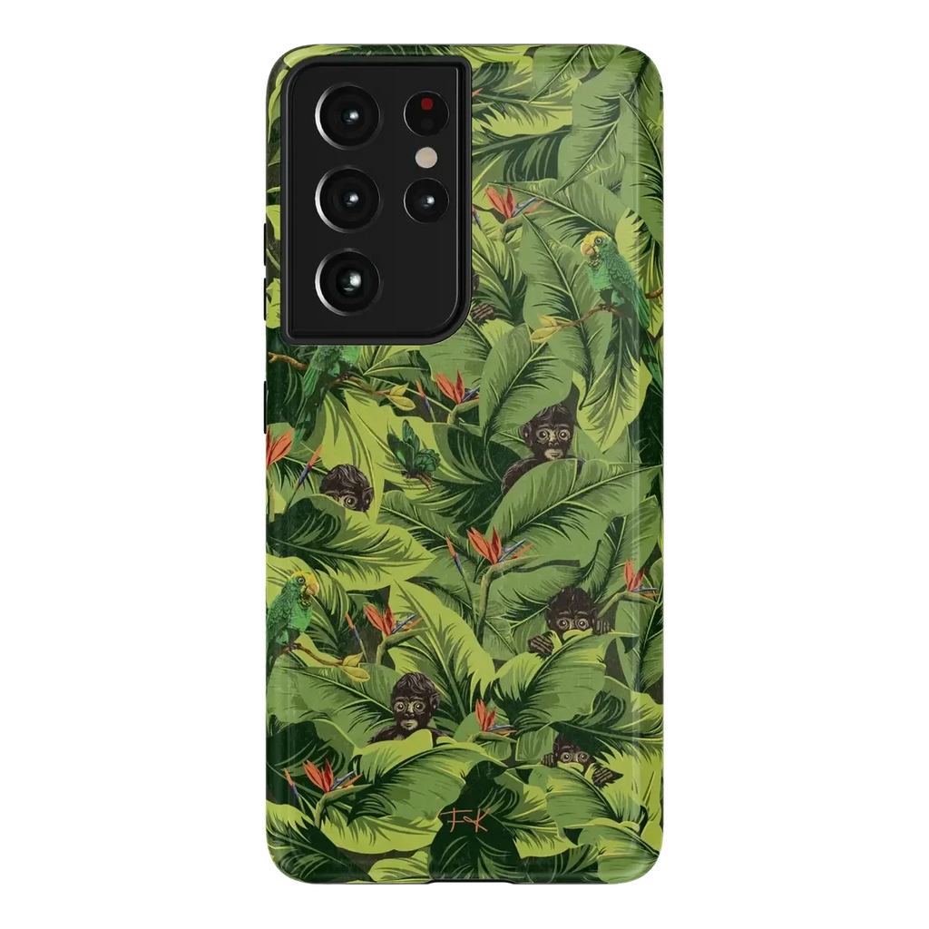 Sneaky Monkeys | Frida Kahlo Jungle Floral Case