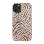 Untamed | Brown & Blue Zebra Case