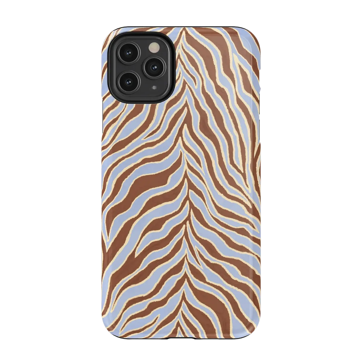 Untamed | Brown & Blue Zebra Case