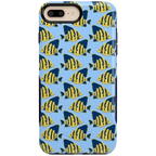 Something's Fishy | Navy Blue & Yellow Fish Print Case