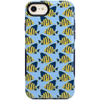 Something's Fishy | Navy Blue & Yellow Fish Print Case
