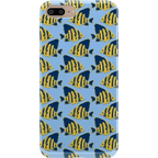 Something's Fishy | Navy Blue & Yellow Fish Print Case
