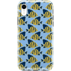 Something's Fishy | Navy Blue & Yellow Fish Print Case