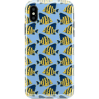 Something's Fishy | Navy Blue & Yellow Fish Print Case